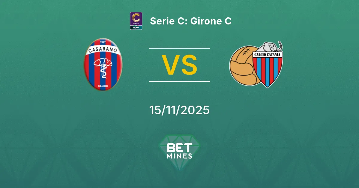 Casarano vs Catania Pronostico: Anteprima e Analisi della Partita | Serie C: Girone C 15-11-2025