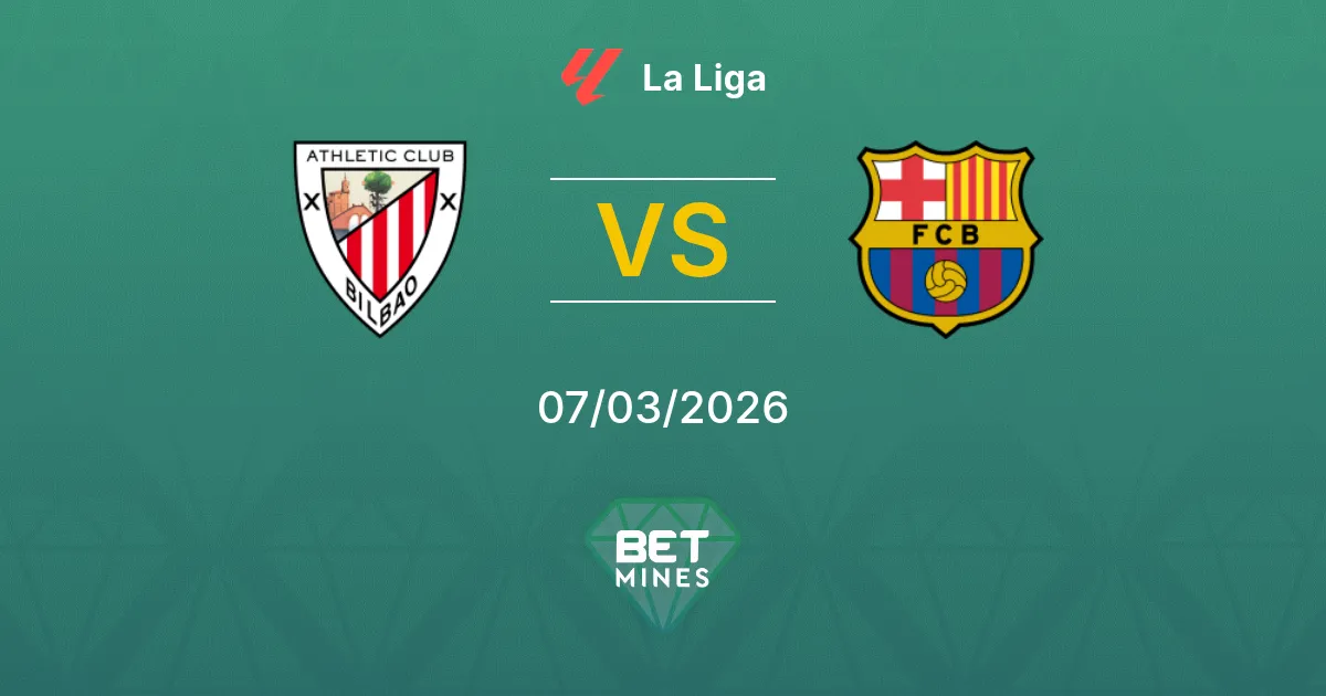 Athletic Club vs FC Barcelona Prediction: Match Preview and Analysis | La Liga 07-03-2026