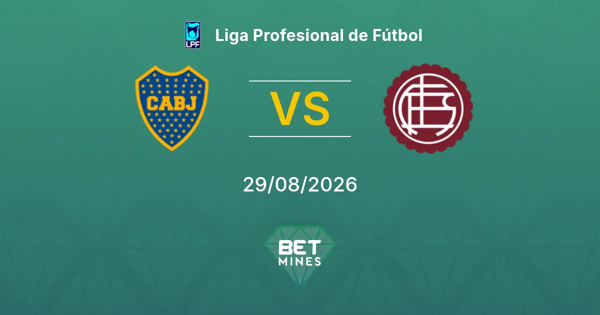 Palpite Boca Juniors x Lanús: Prévia e Análise da Partida | Liga Profesional de Fútbol 29-08-2026