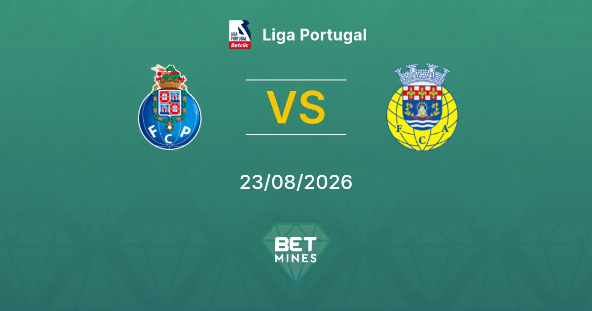 Porto x Arouca Palpite: Prévia e Análise da Partida | Liga Portugal 23-08-2026