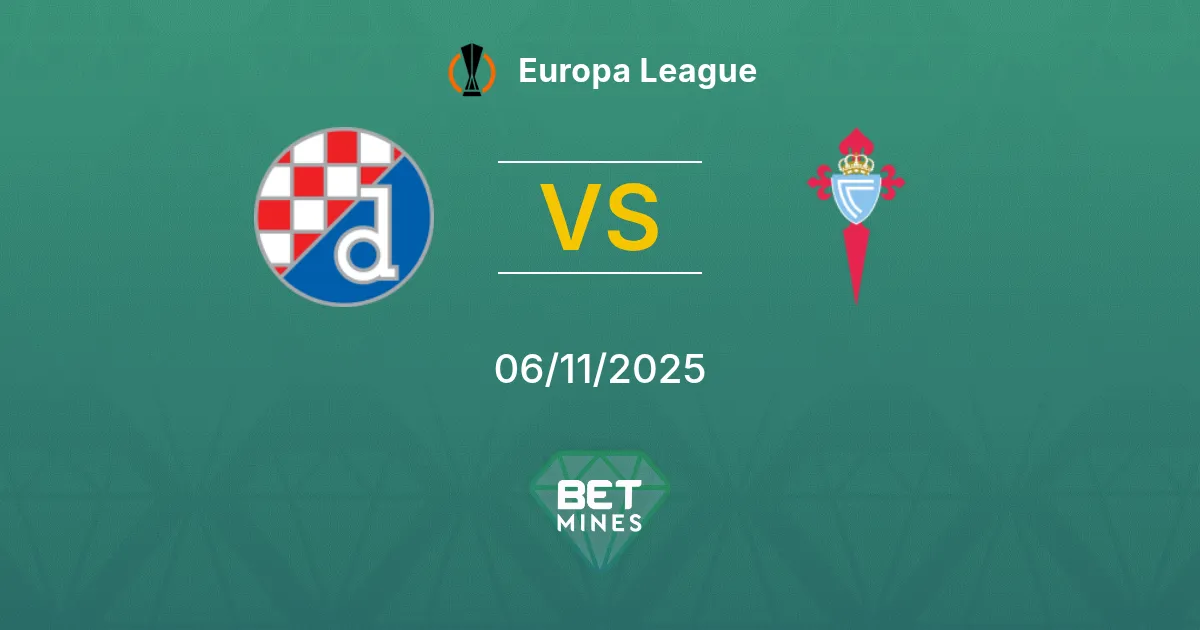 Dinamo Zagreb vs Celta de Vigo Prediction: Match Preview and Analysis | Europa League 06-11-2025