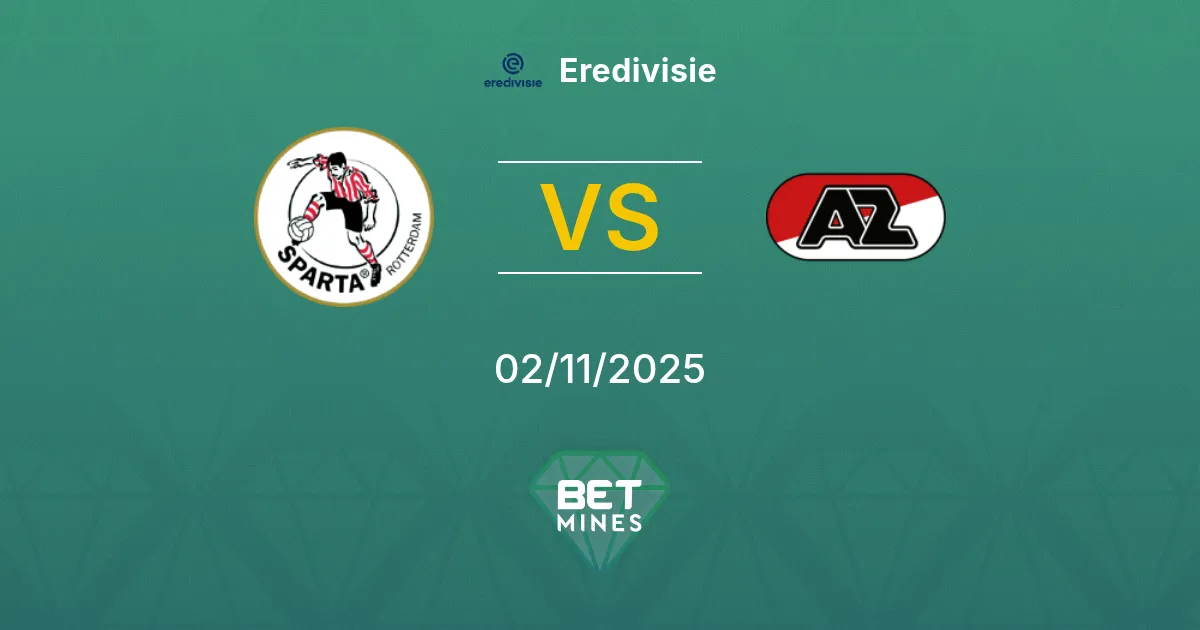Sparta Rotterdam vs AZ Pronostico: Anteprima e Analisi della Partita | Eredivisie 02-11-2025