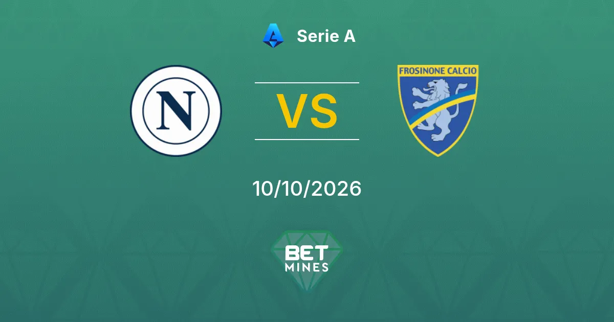 Napoli vs Frosinone Prediction: Match Preview and Analysis | Serie A 10-10-2026