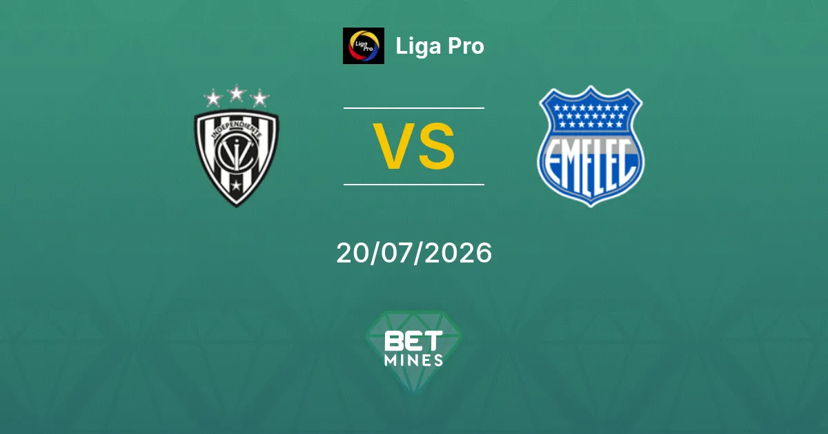 Independiente del Valle x Emelec Palpite: Prévia e Análise da Partida | Liga Pro 20-07-2026