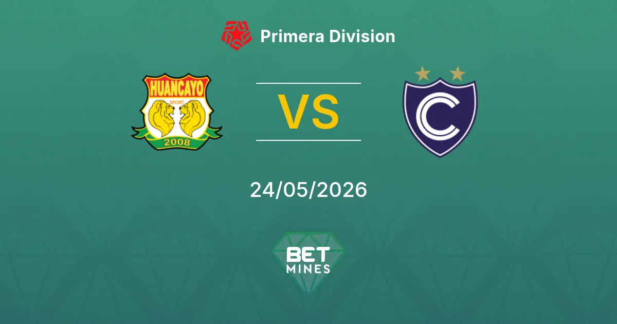 Sport Huancayo x Cienciano Palpite: Prévia e Análise da Partida | Primera Division 24-05-2026
