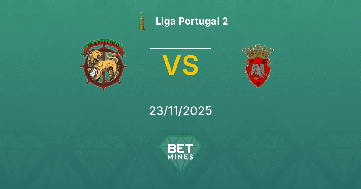 Marítimo vs Penafiel Prediction: Match Preview and Analysis | Liga Portugal 2 23-11-2025