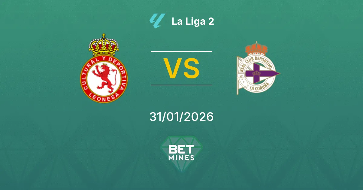 Cultural Leonesa vs Deportivo La Coruña Prediction: Match Preview and Analysis | La Liga 2 31-01-2026