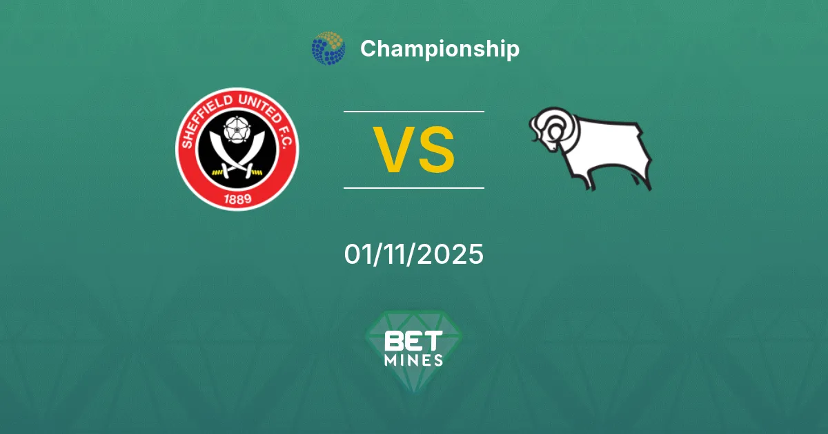 Sheffield United vs Derby County Prediction: Match Preview and Analysis | Championship 01-11-2025