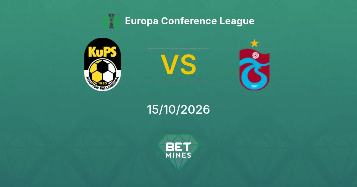 KuPS x Trabzonspor Palpite: prévia e análise da partida | Europa Conference League 15-10-2026