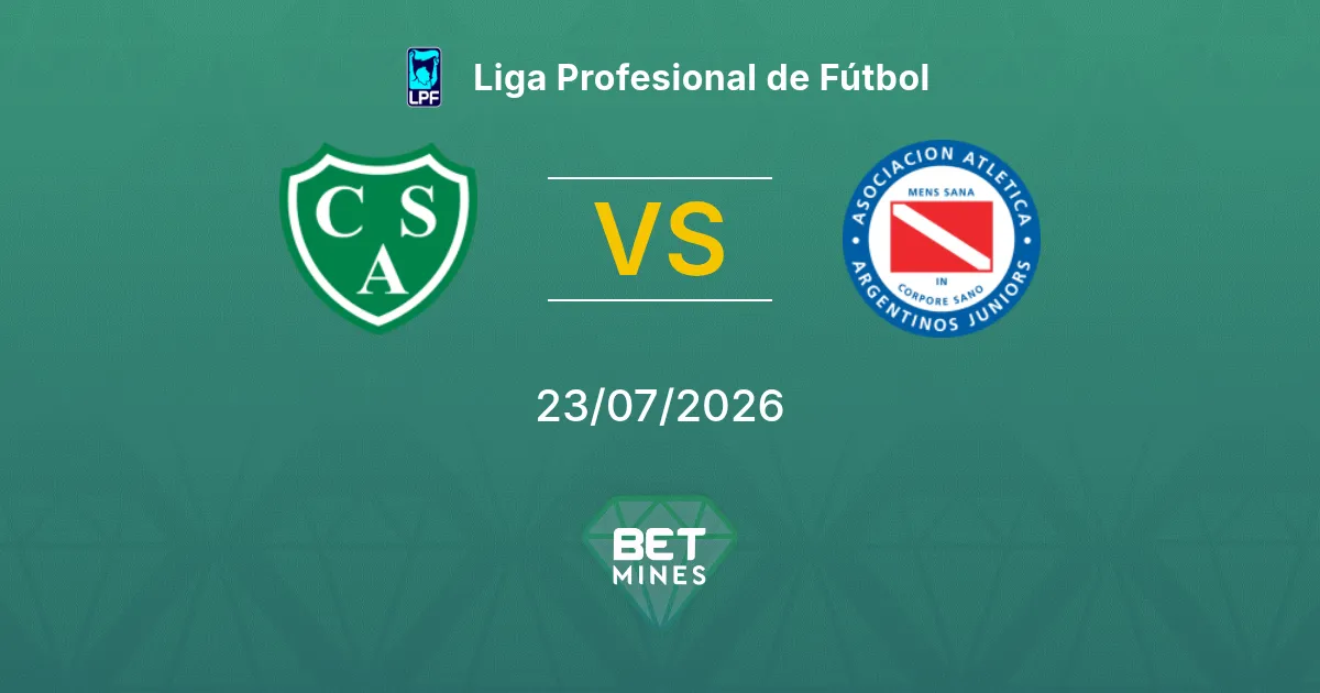 Sarmiento x Argentinos Juniors Palpite: Prévia e Análise da Partida | Liga Profesional de Fútbol 23-07-2026