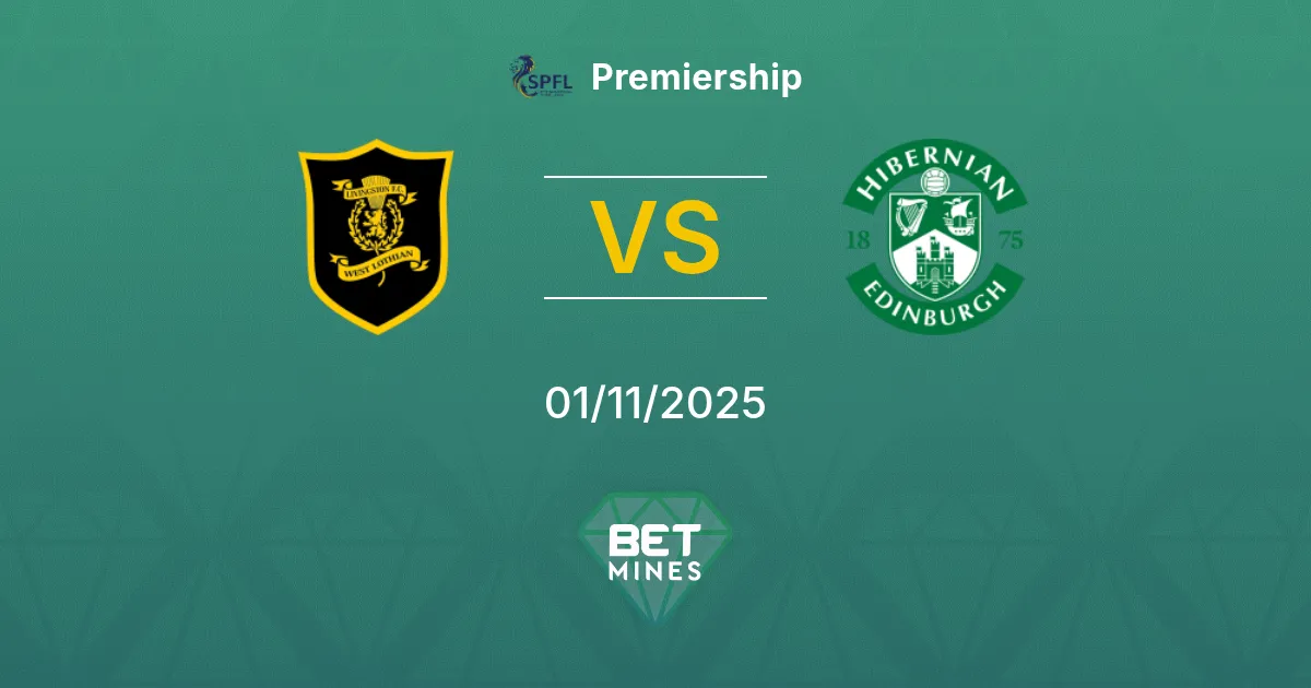 Livingston vs Hibernian Prediction: Match Preview and Analysis | Premiership 01-11-2025