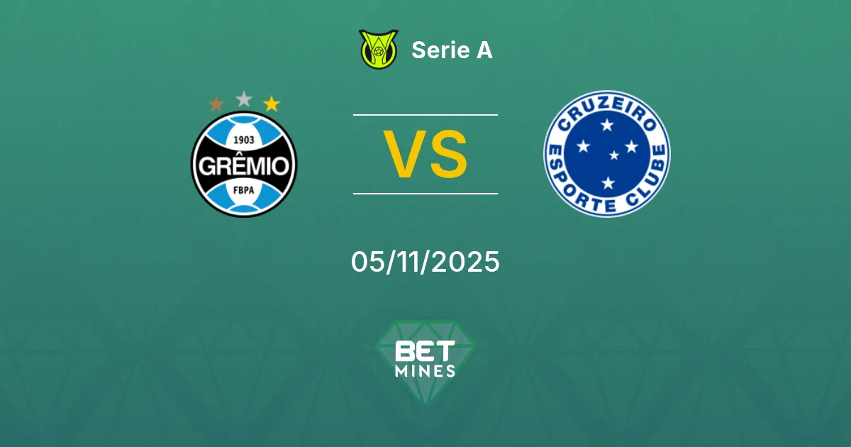 Grêmio vs Cruzeiro Prediction: Match Preview and Analysis | Serie A 05-11-2025