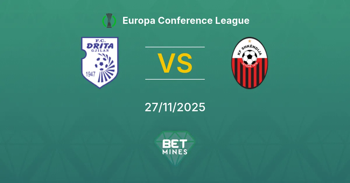 Drita vs Skendija 79 Prediction: Match Preview and Analysis | Europa Conference League 27-11-2025