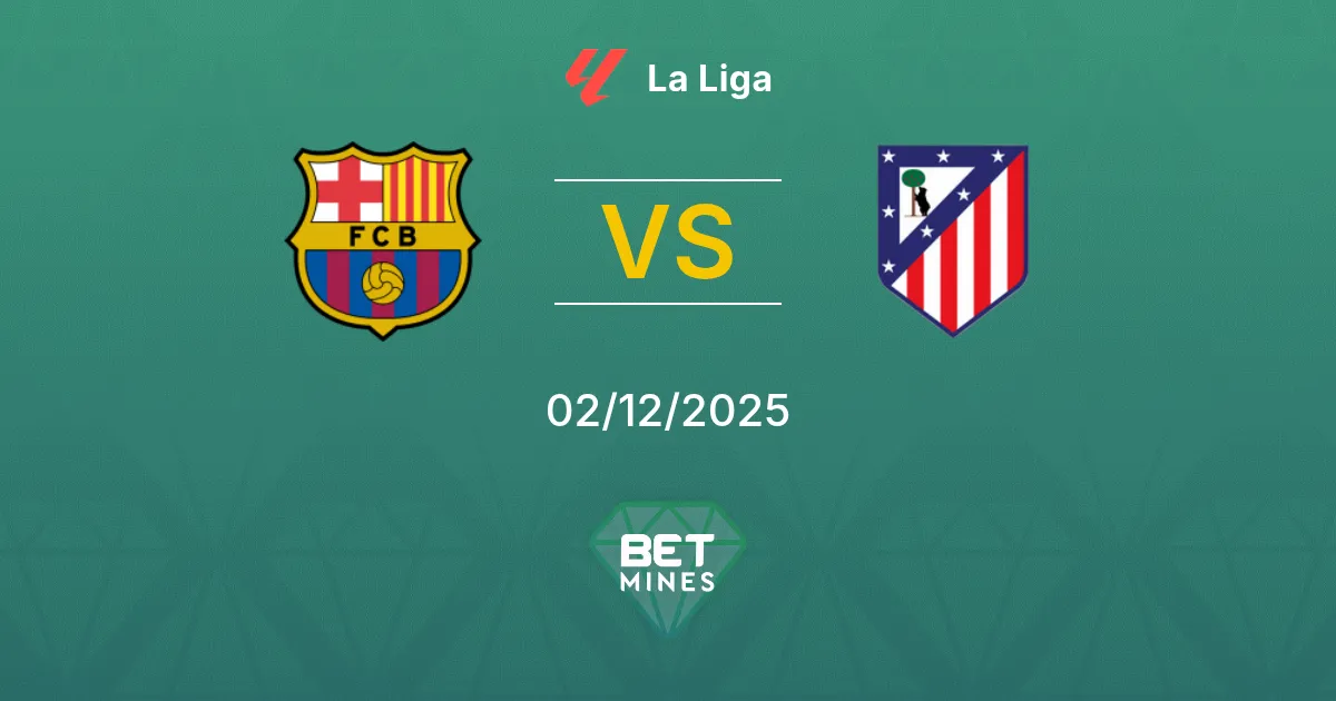 FC Barcelona vs Atlético Madrid Prediction: Match Preview and Analysis | La Liga 02-12-2025