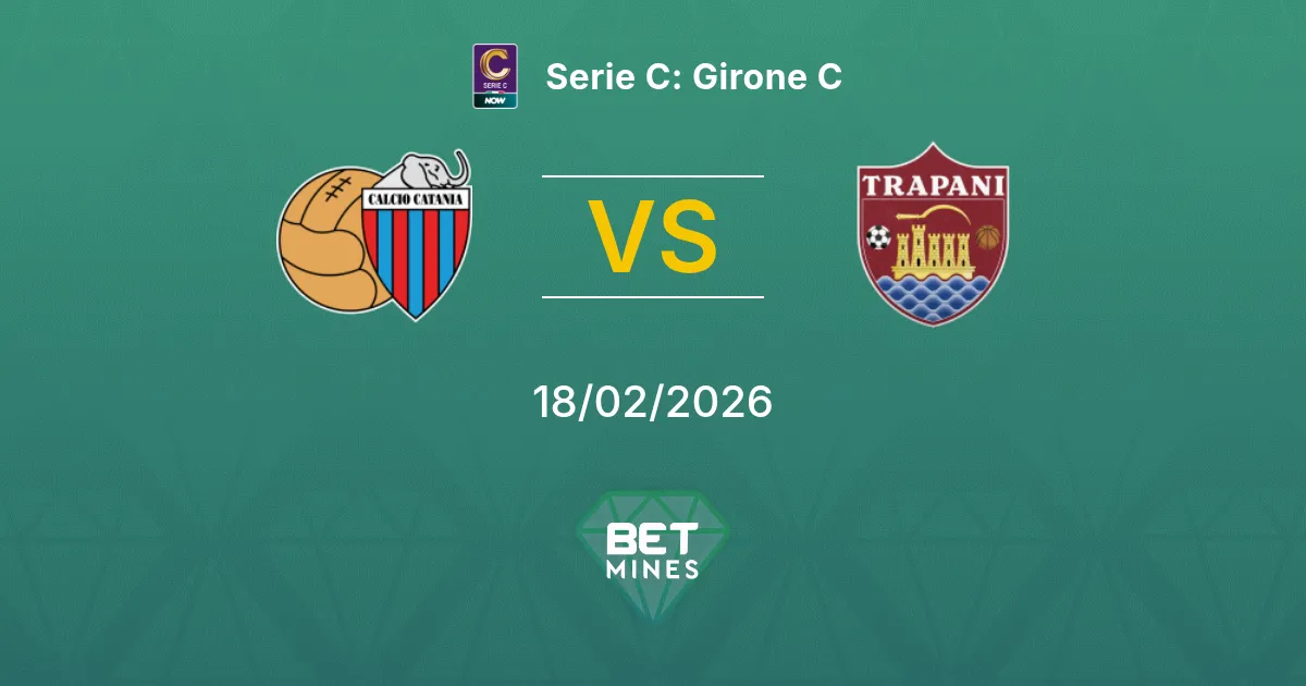 Catania vs Trapani 1905 Prediction: Match Preview and Analysis | Serie C: Girone C 18-02-2026
