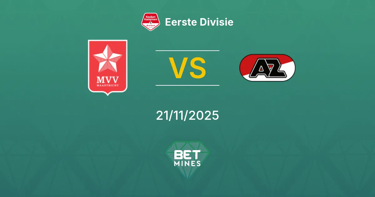 MVV Maastricht vs Jong AZ Pronóstico: Previa y Análisis del Partido | Eerste Divisie 21-11-2025