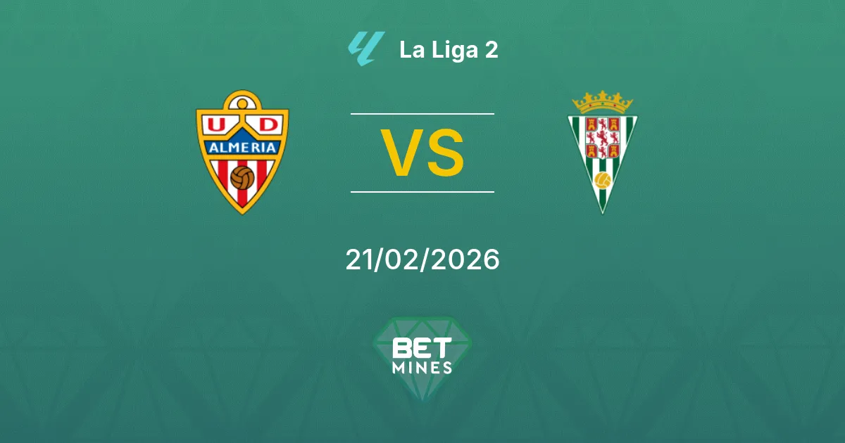 Almería vs Córdoba Pronostic : Aperçu et Analyse du Match | La Liga 2 21-02-2026