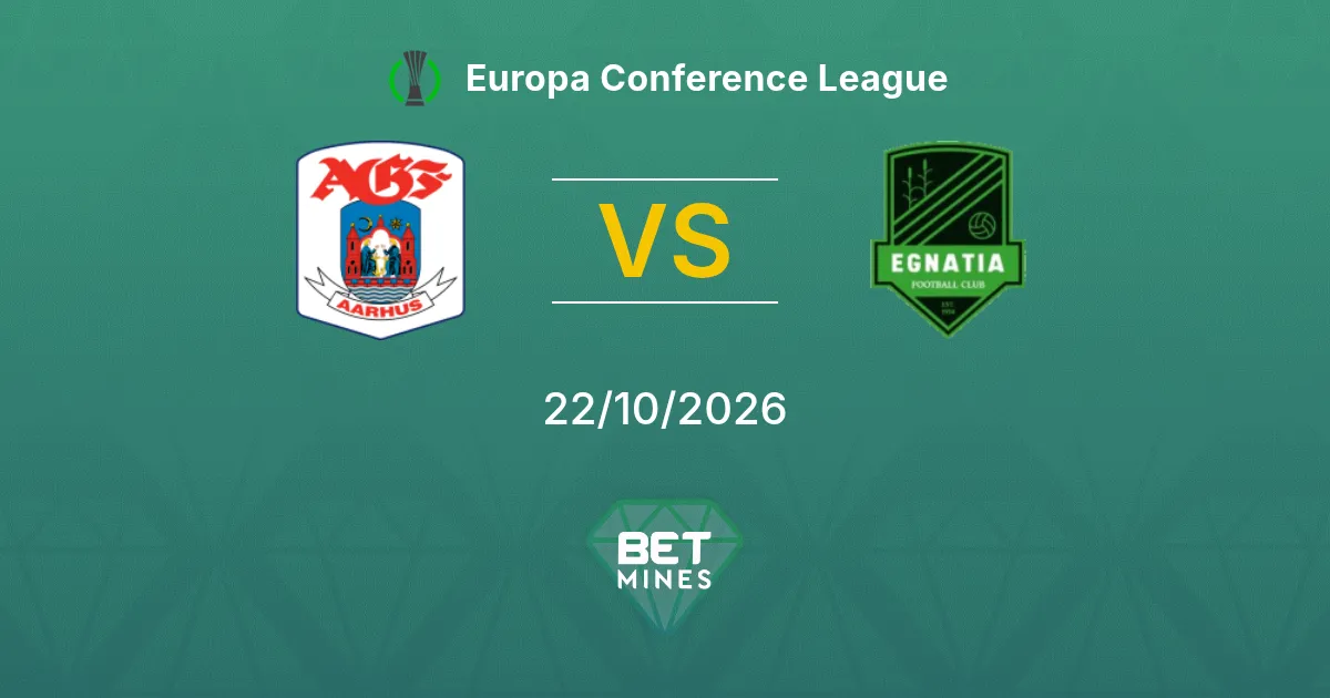 AGF vs Egnatia Rrogozhinë Pronostic : avant-match et analyse | Europa Conference League 22-10-2026