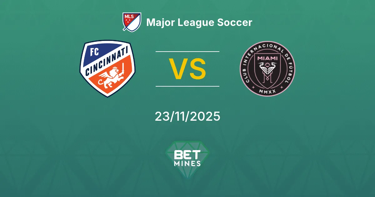 Cincinnati vs Inter Miami Prediction: Match Preview and Analysis | Major League Soccer 23-11-2025
