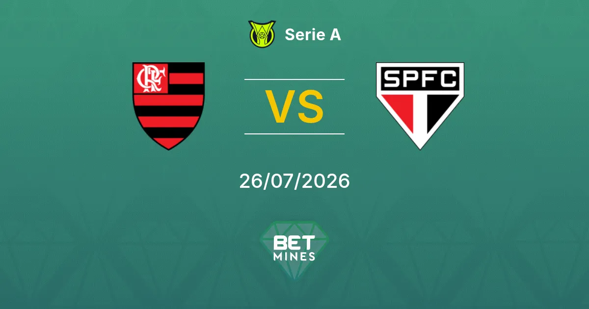 Flamengo vs São Paulo Prediction: Match Preview and Analysis | Serie A 26-07-2026