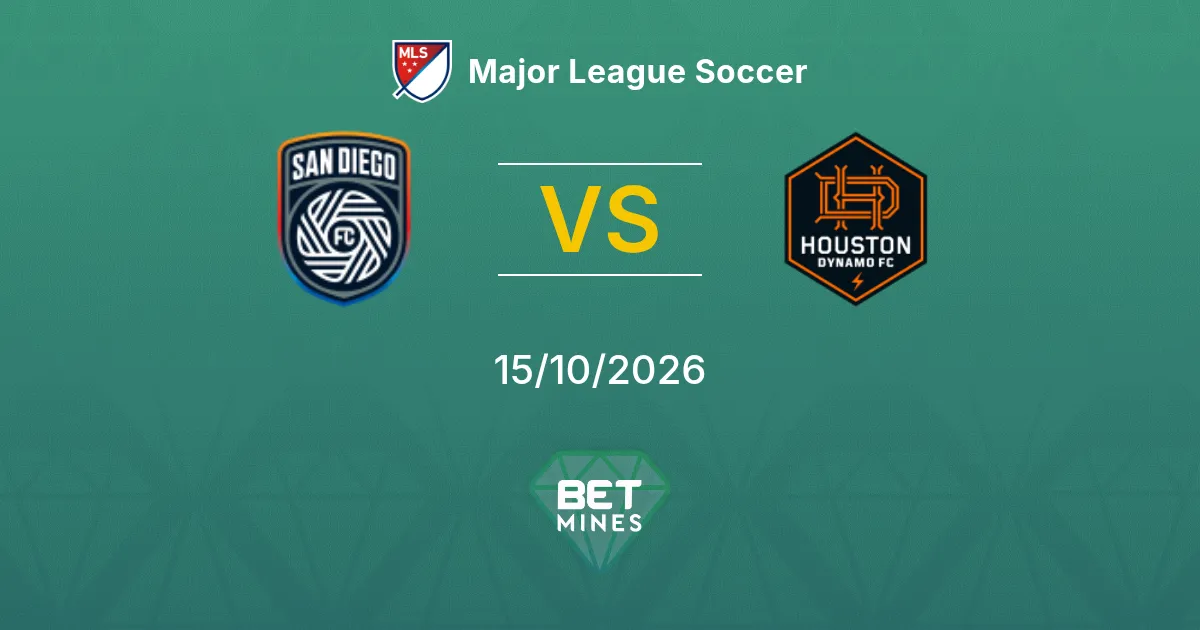 San Diego vs Houston Dynamo Pronostico: anteprima e analisi della partita | Major League Soccer 15-10-2026