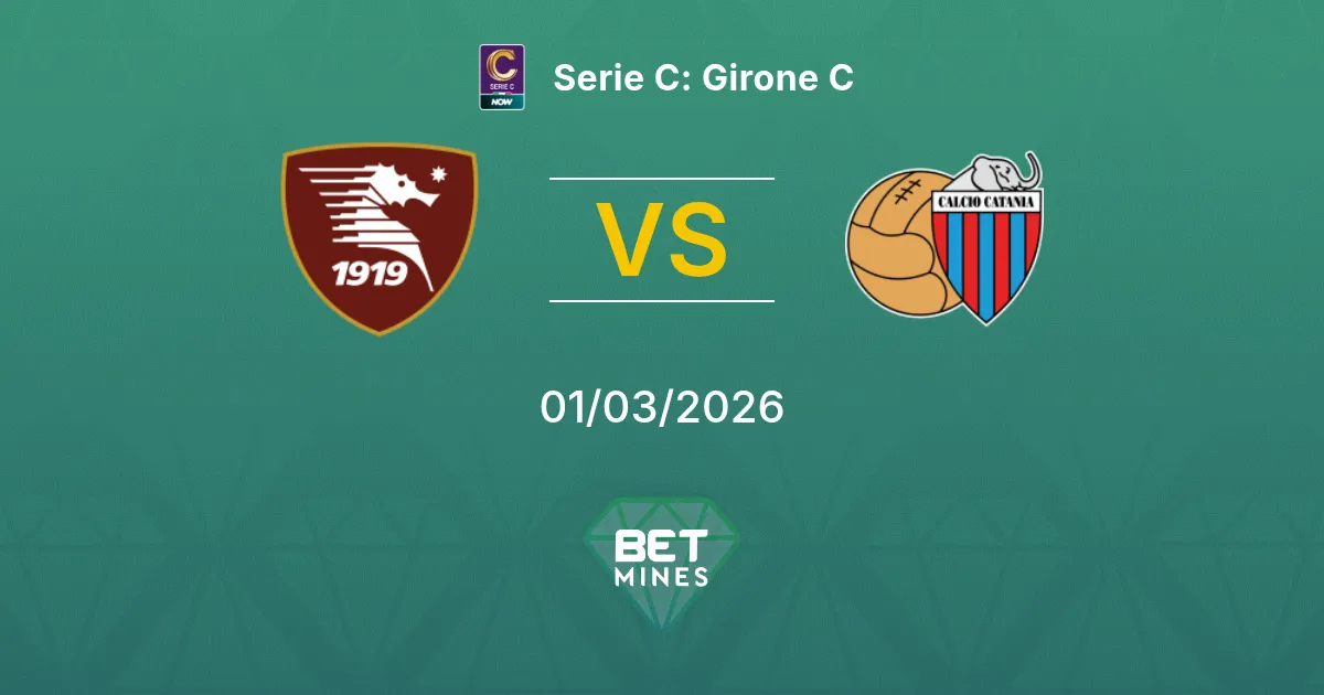 Salernitana vs Catania Pronostic : Aperçu et Analyse du Match | Serie C : Girone C 01-03-2026