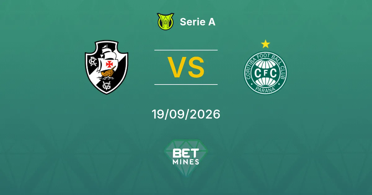 Pronostico Vasco da Gama vs Coritiba: Anteprima e Analisi della Partita | Serie A 19-09-2026