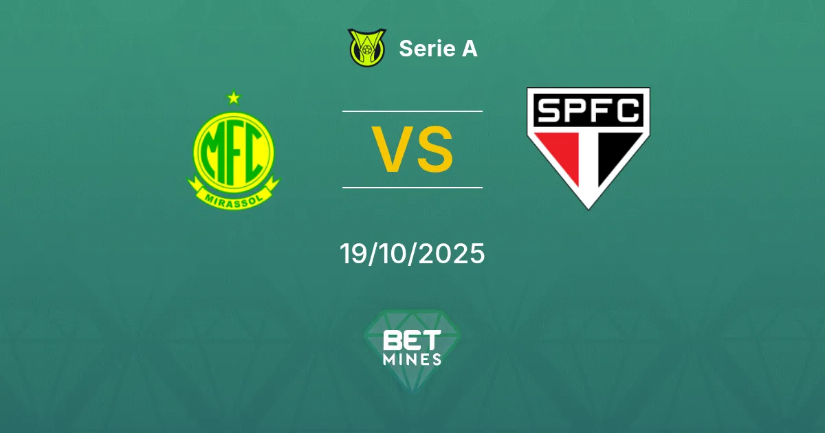 Mirassol vs São Paulo Pronostico: Anteprima e Analisi della Partita | Serie A 19-10-2025