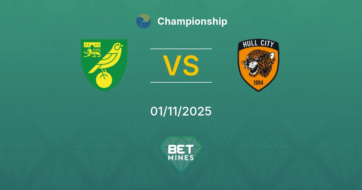 Norwich City vs Hull City Prediction: Match Preview and Analysis | Championship 01-11-2025