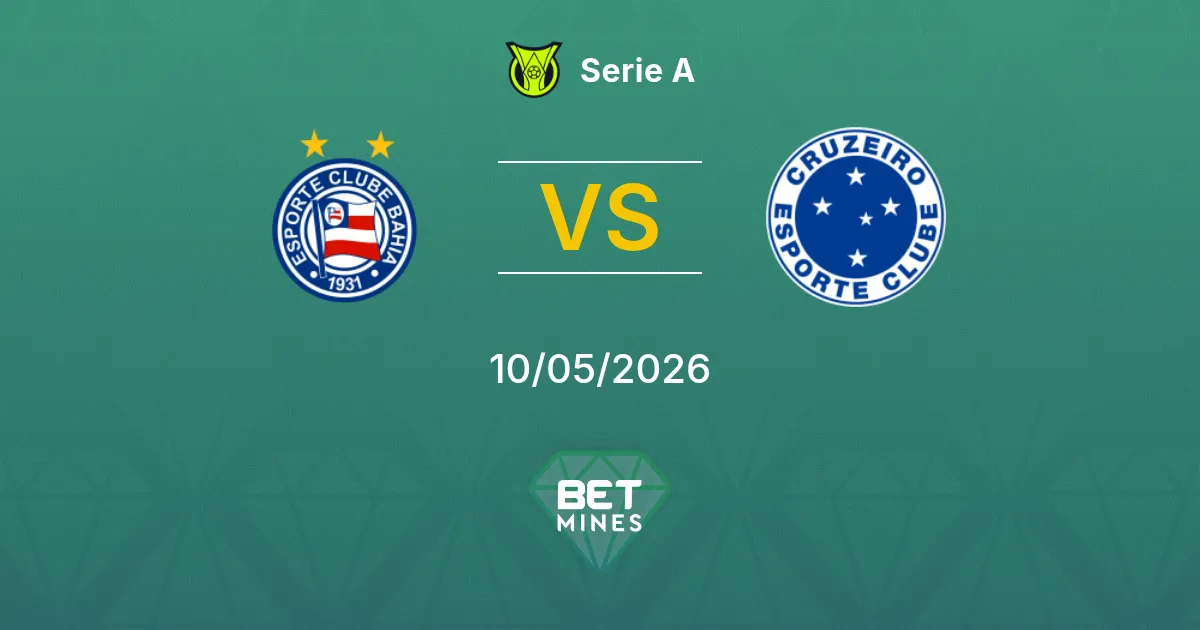 Bahia vs Cruzeiro Pronostico: Anteprima e Analisi della Partita | Serie A 10-05-2026