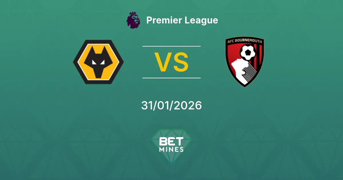 Wolverhampton Wanderers vs AFC Bournemouth Prediction: Match Preview and Analysis | Premier League 31-01-2026