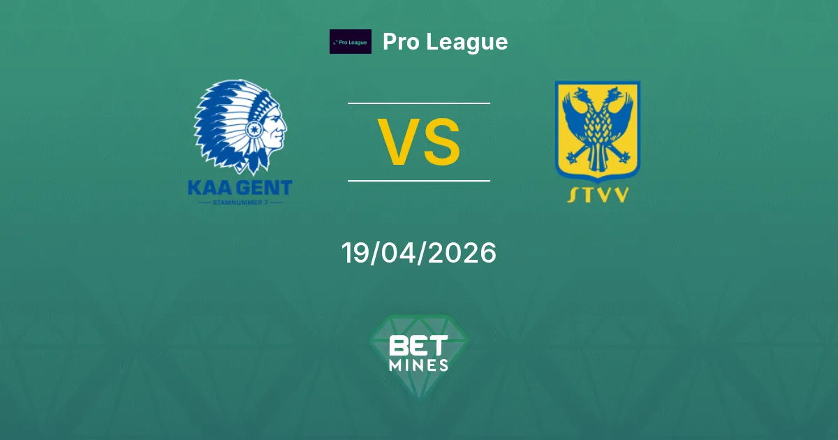 Gent vs Sint-Truiden Pronostico: Anteprima e Analisi | Pro League 19-04-2026