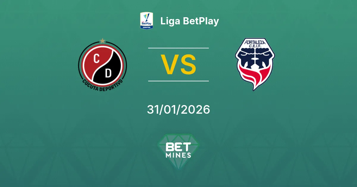 Cúcuta Deportivo vs Fortaleza CEIF Prediction: Match Preview and Analysis | Liga BetPlay 31-01-2026