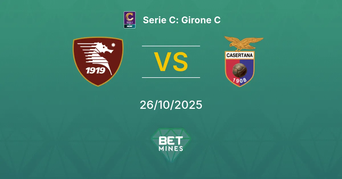 Salernitana vs Casertana Pronostico: Anteprima e Analisi del Match | Serie C: Girone C 26-10-2025