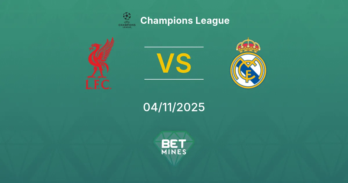 Liverpool vs Real Madrid Prediction: Match Preview and Analysis | Champions League 04-11-2025