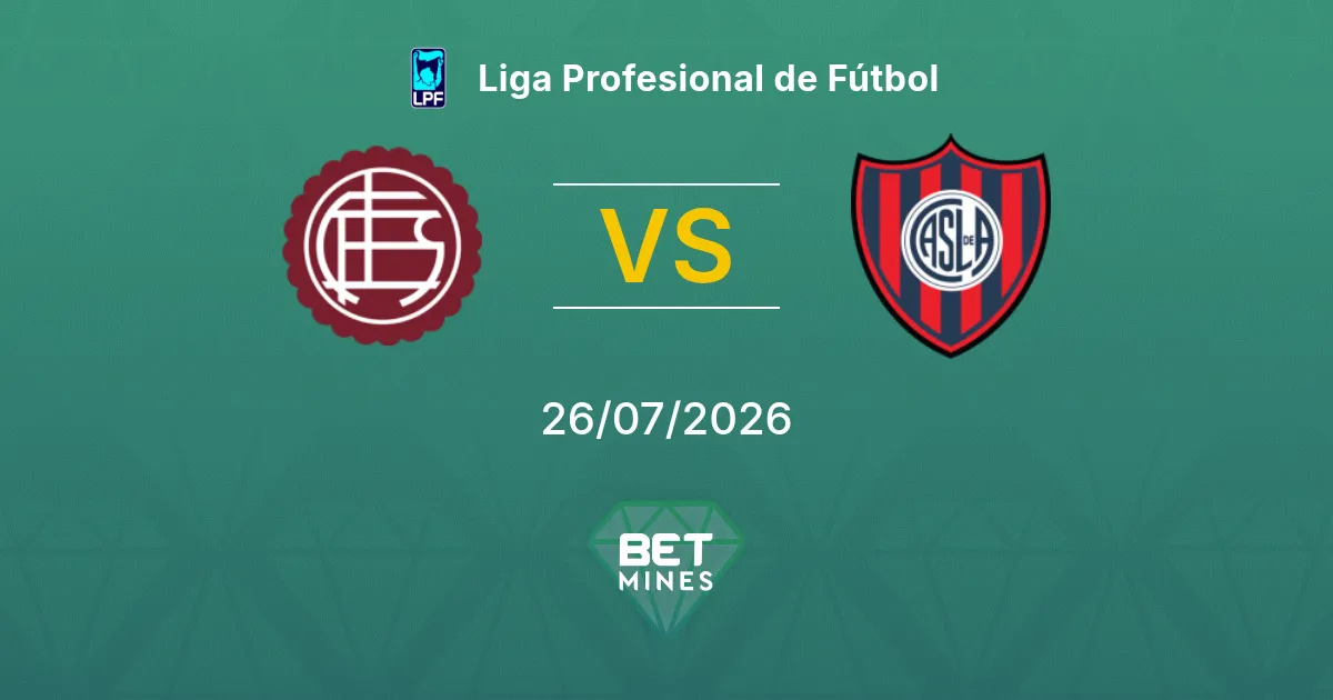 Pronostico Lanús vs San Lorenzo: Anteprima e Analisi della Partita | Liga Profesional de Fútbol 26-07-2026