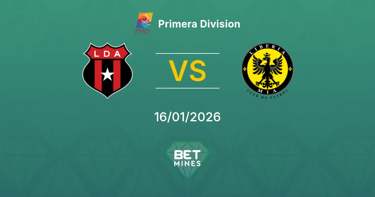 Alajuelense vs Municipal Liberia Pronostico: Anteprima e Analisi della Partita | Primera Division 16-01-2026