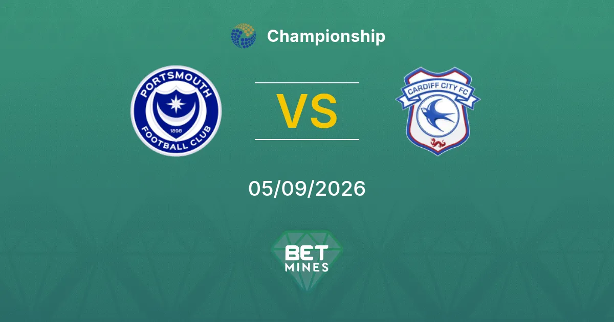 Portsmouth vs Cardiff City Prediction: Match Preview and Analysis | Championship 05-09-2026
