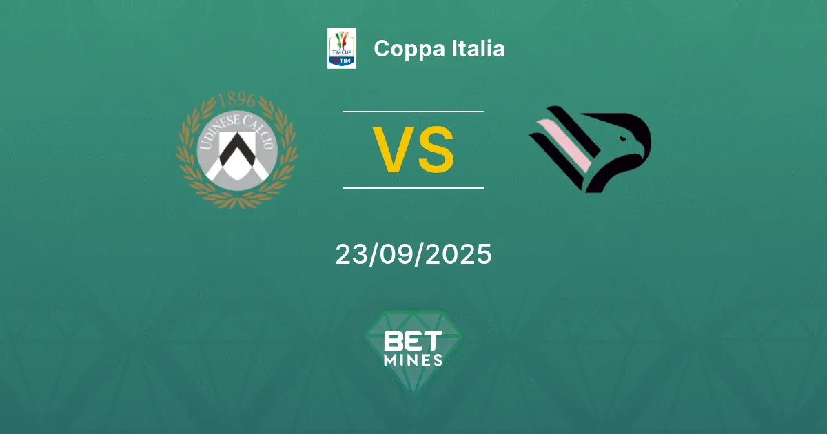 Udinese vs Palermo Prediction: Match Preview and Analysis | Coppa Italia 23-09-2025