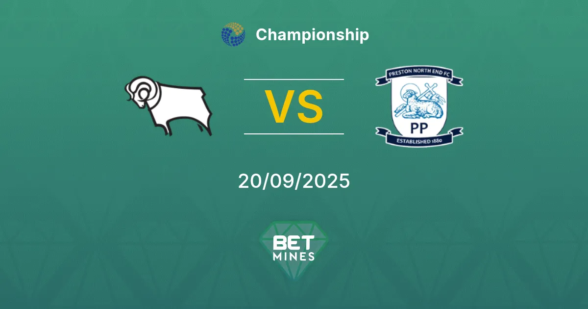 Derby County vs Preston North End Pronostico: Anteprima e Analisi della Partita | Championship 20-09-2025