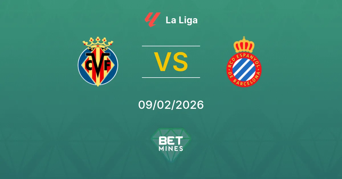 Villarreal vs Espanyol Prediction: Match Preview and Analysis | La Liga 09-02-2026