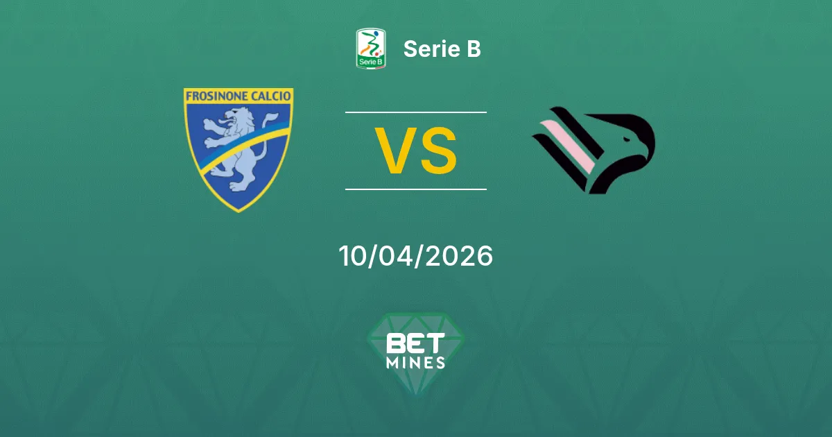 Frosinone vs Palermo Pronóstico: Previa y Análisis del Partido | Serie B 10-04-2026