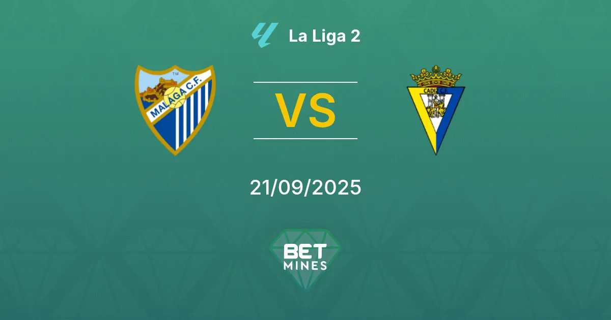 Málaga vs Cádiz Pronostico: Anteprima e Analisi della Partita | La Liga 2 21-09-2025