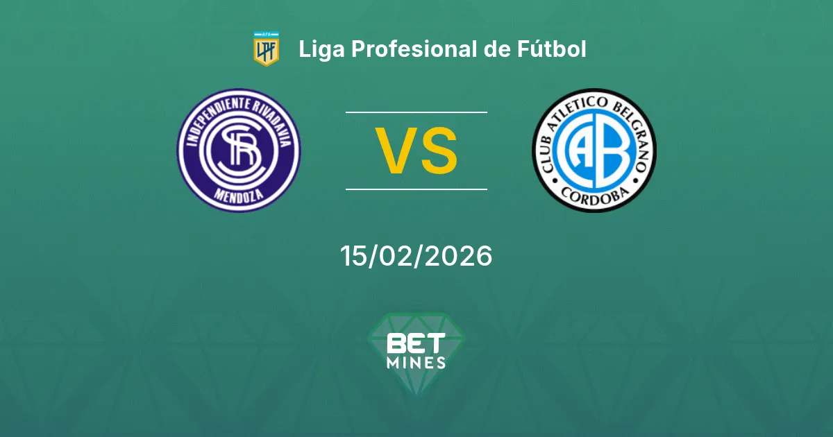 Independiente Rivadavia x Belgrano Palpite: Prévia e Análise da Partida | Liga Profesional de Fútbol 15-02-2026
