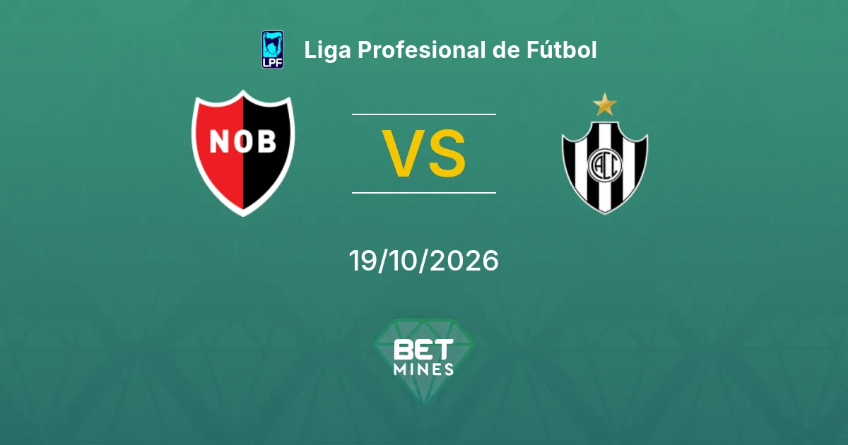 Newell's Old Boys vs Central Cordoba SdE Pronóstico: Previa y análisis del partido | Liga Profesional de Fútbol 19-10-2026