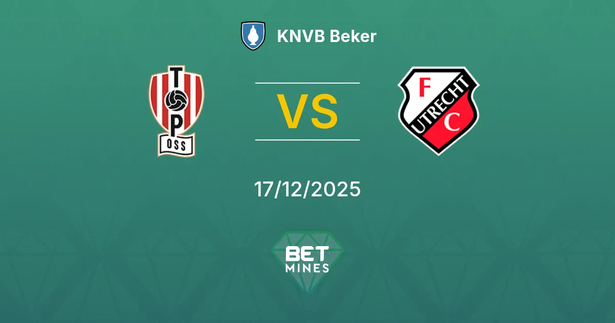TOP Oss vs FC Utrecht Pronostico: Anteprima e Analisi della Partita | KNVB Beker 17-12-2025