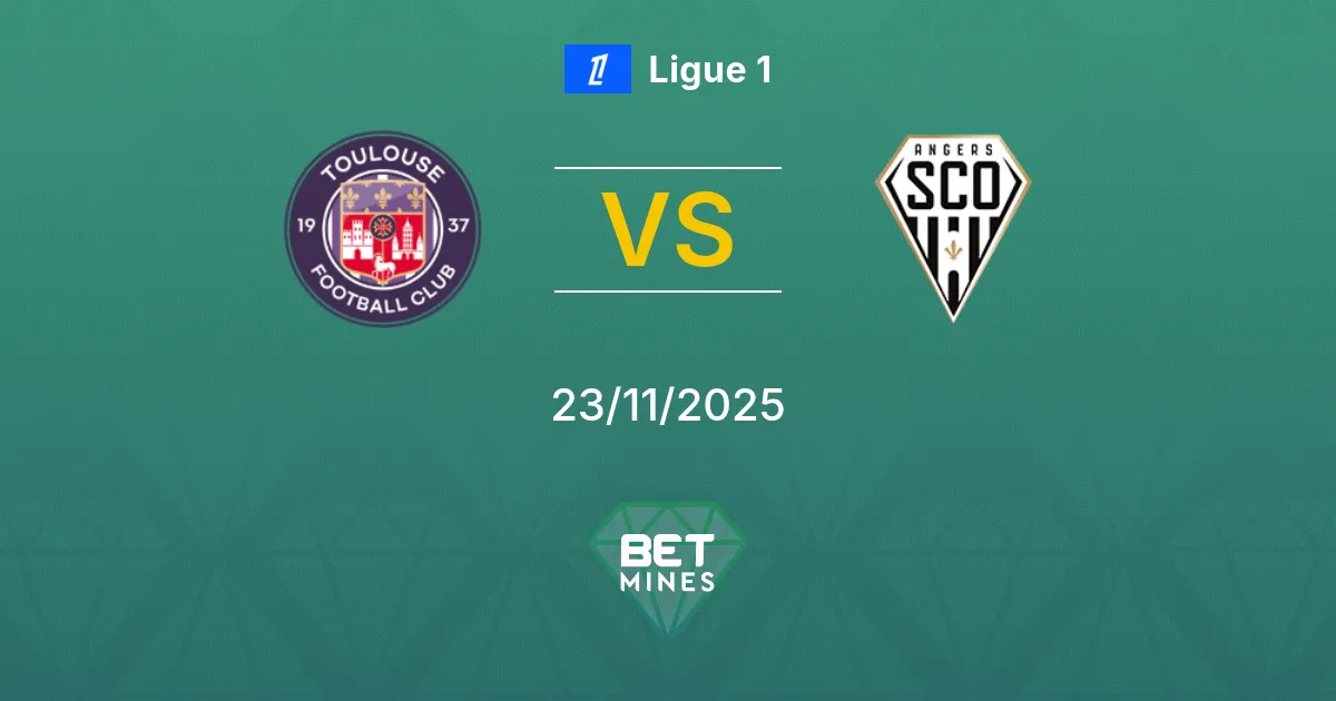 Toulouse vs Angers SCO Prediction: Match Preview and Analysis | Ligue 1 23-11-2025