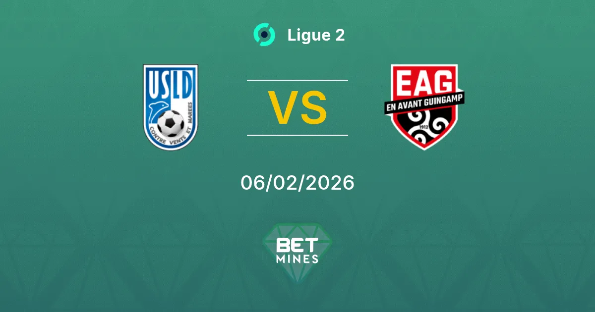 Dunkerque vs Guingamp Prediction: Match Preview and Analysis | Ligue 2 06-02-2026