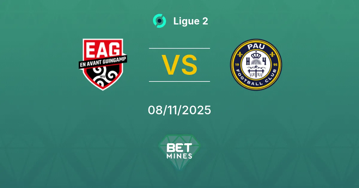 Guingamp vs Pau Pronostico: Anteprima e Analisi della Partita | Ligue 2 08-11-2025
