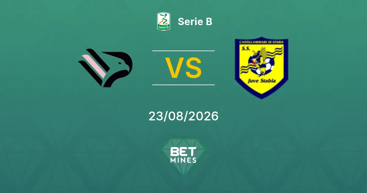 Palermo vs Juve Stabia Prediction: Match Preview and Analysis | Serie B 23-08-2026